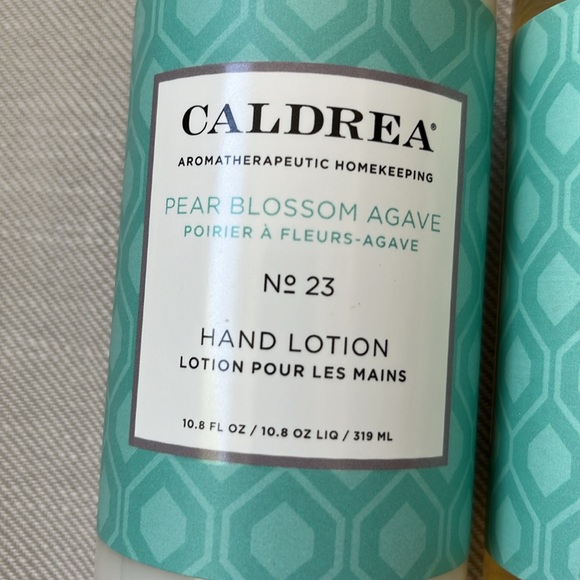 NEW CALDREA Pear Blossom Agave Hand Soap and Hand Lotion 10.8oz each - Picture 3 of 4